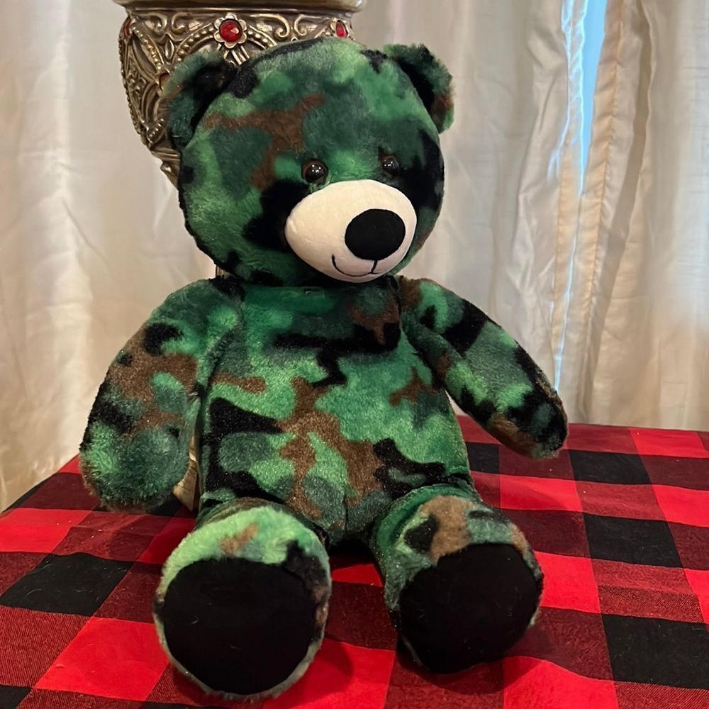 BAB Build A Bear Camo Teddy